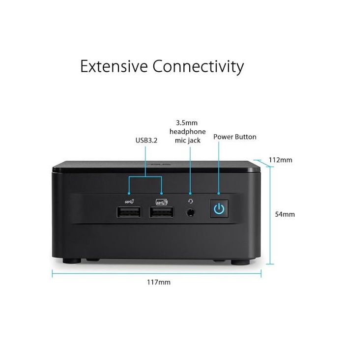 Asus Nuc Rnuc13L3Hv500002I (Tall) Liberty Canyon Raptor Lake-P Rpl-P 28W Vpro (I5-1350P) Gpu Integrado 1 Asus Nuc Rnuc13L3Hv500002I (Tall) Liberty Canyon Raptor Lake-P Rpl-P 28W Vpro (I5-1350P) Gpu Integrado 1