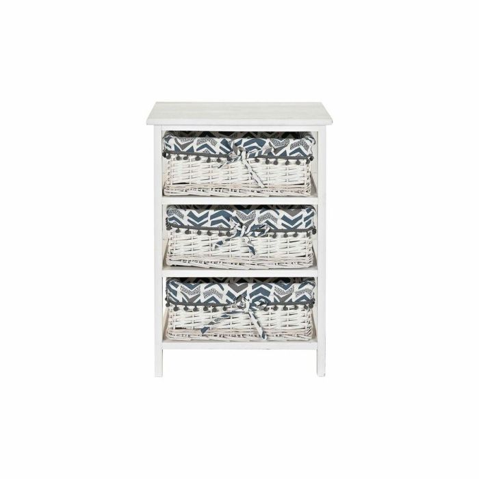 Cajonera DKD Home Decor Blanco Azul 29 x 59 x 40 cm 1 Cajonera DKD Home Decor Blanco Azul 29 x 59 x 40 cm 1
