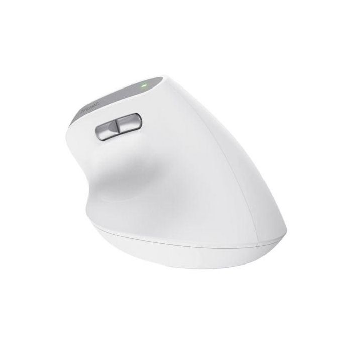 Ratón Ergonómico Inalámbrico Trust Bayo II/ Batería recargable/ Hasta 2400 DPI/ Blanco 4 Ratón Ergonómico Inalámbrico Trust Bayo II/ Batería recargable/ Hasta 2400 DPI/ Blanco 4