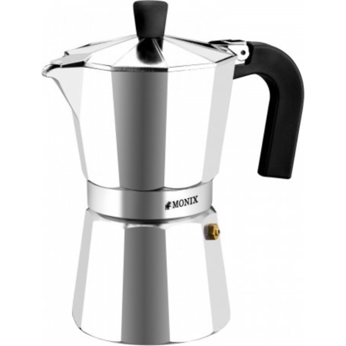 Cafetera Italiana Monix M620006 Acero Aluminio 6 Tazas Cafetera Italiana Monix M620006 Acero Aluminio 6 Tazas
