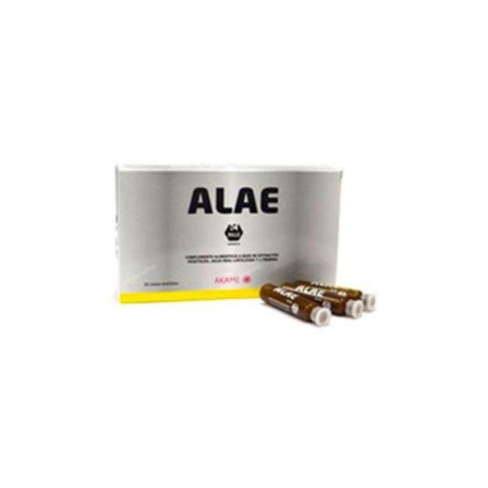 Alae 20Amp. Complemento alimenticio oral cicatrizante y antiinflamatorio con miel y propóleo para garganta y heridas