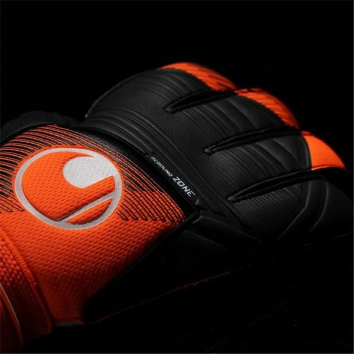Guantes de Portero Uhlsport Soft Ressist+ Naranja Adultos 4 Guantes de Portero Uhlsport Soft Ressist+ Naranja Adultos 4