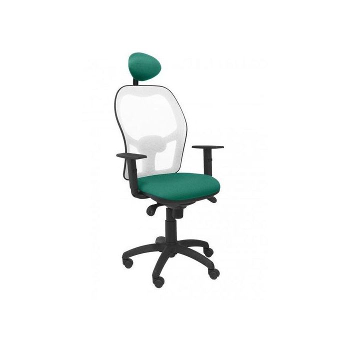 Silla Piqueras Y Crespo Jorquera Brazos Regulables Cabecero Fijo Mecanismo Sincro Con Regulador De Tension Respaldo De Malla Blanca Y Asiento Tapizado Bali Verde Silla Piqueras Y Crespo Jorquera Brazos Regulables Cabecero Fijo Mecanismo Sincro Con Regulador De Tension Respaldo De Malla Blanca Y Asiento Tapizado Bali Verde