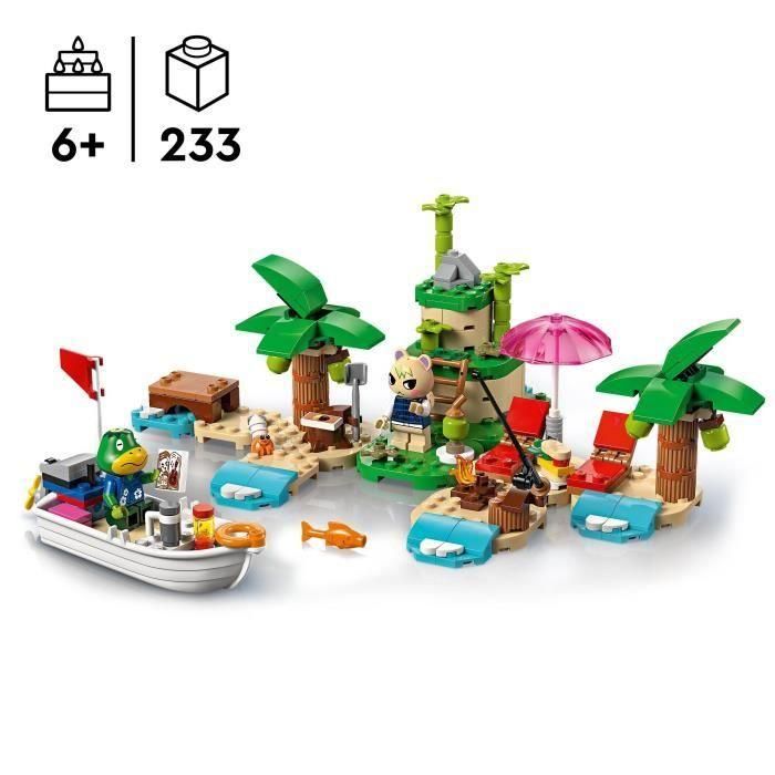 LEGO 77048 Animal Crossing Paseo en Barca con el Capitán Set de Construcción Isla Desierta Munchi Ardilla Personalizable +6 años 1