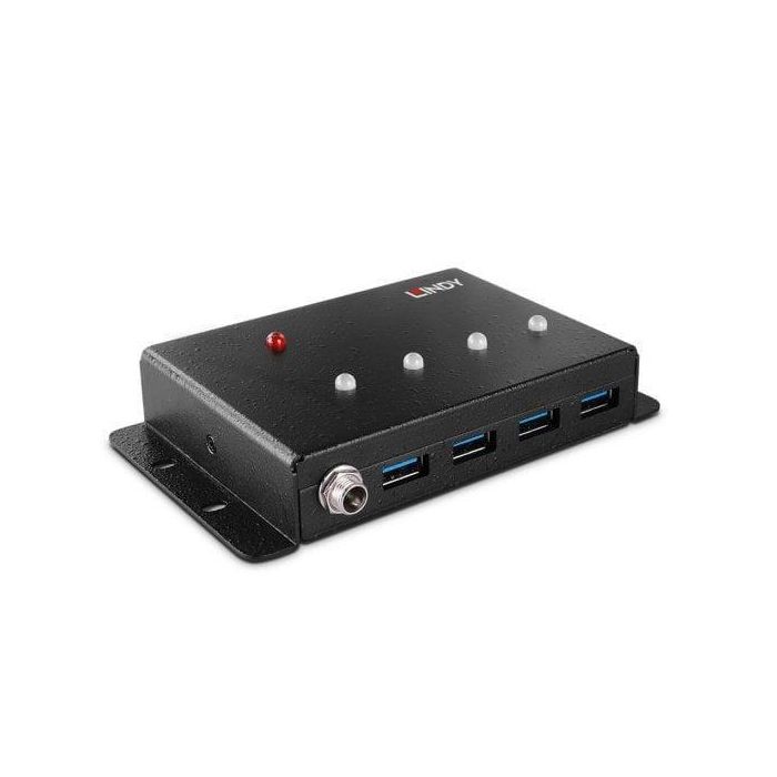Lindy 4 Port USB 3.0 Metal Hub Lindy 4 Port USB 3.0 Metal Hub