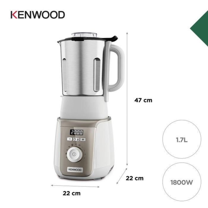 Kenwood Batidora de Vaso SOUPEASY+ CBL30.000CP 1000W 1.75L 4 Programas Color Champán 1 Kenwood Batidora de Vaso SOUPEASY+ CBL30.000CP 1000W 1.75L 4 Programas Color Champán 1