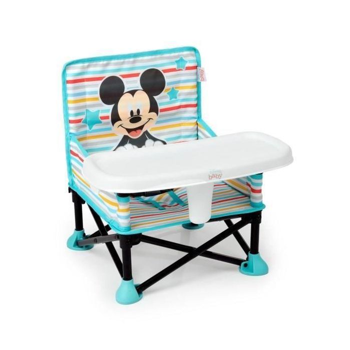DISNEY BABY Silla Elevadora Mickey Mouse, Elevador Pop 'n Sit, Interior, Exterior, Práctico y Compacto, Plegado Rápido, Azul DISNEY BABY Silla Elevadora Mickey Mouse, Elevador Pop 'n Sit, Interior, Exterior, Práctico y Compacto, Plegado Rápido, Azul