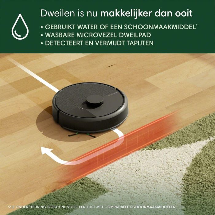Robot aspirador - IROBOT - Roomba 105 Combo - 2h - 7000 Pa - 400 ml - Negro 8 Robot aspirador - IROBOT - Roomba 105 Combo - 2h - 7000 Pa - 400 ml - Negro 8