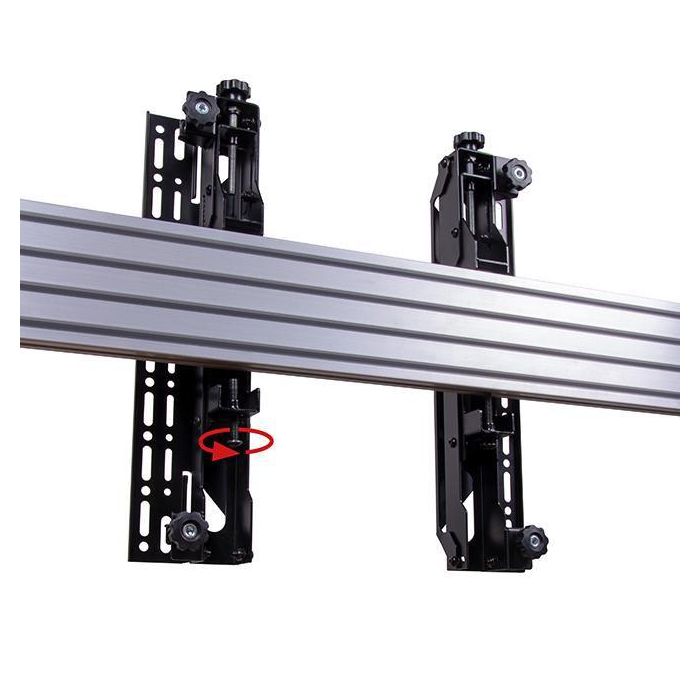 B-Tech BT8390 Brazos de Interfaz VESA 400 para Videowalls y Pantallas Múltiples con Microajuste (Par) 1