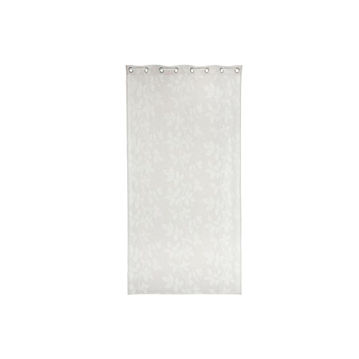 Cortina Romantico DKD Home Decor Beige 260 x 140 cm (2 Unidades) 4