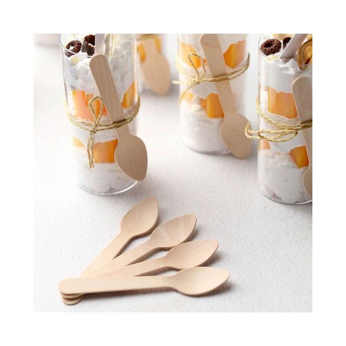 Set-12 Cuchara Cafe Madera 13.8Cm Algon (24 Unidades) 6 Set-12 Cuchara Cafe Madera 13.8Cm Algon (24 Unidades) 6