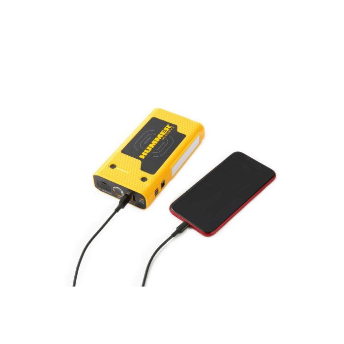 Arrancador Batería 12V 2000A Pico 10000mAh HUMMHXPRO para Motores 8.0L Gasolina / 7.0L Diesel, Power Bank y Carga Inalámbrica 4 Arrancador Batería 12V 2000A Pico 10000mAh HUMMHXPRO para Motores 8.0L Gasolina / 7.0L Diesel, Power Bank y Carga Inalámbrica 4