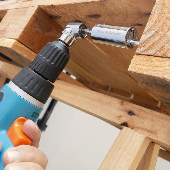 Llave de Vaso Universal con Accesorios Uniscrew InnovaGoods 15 Llave de Vaso Universal con Accesorios Uniscrew InnovaGoods 15