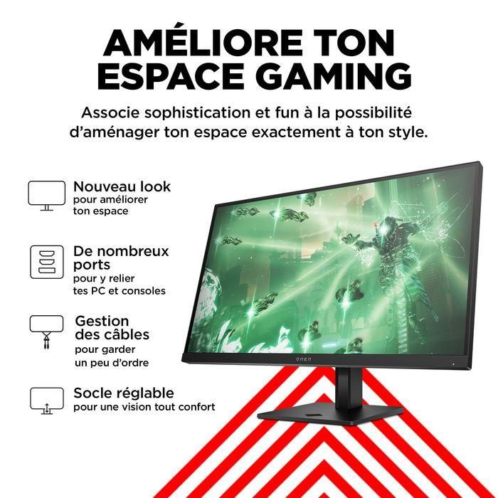 HP OMEN 27q Monitor Gaming, 27 pulgadas QHD (2560x1440), 165 Hz de Tasa de Refresco, con Alto Rendimiento y Colores Vívidos 13