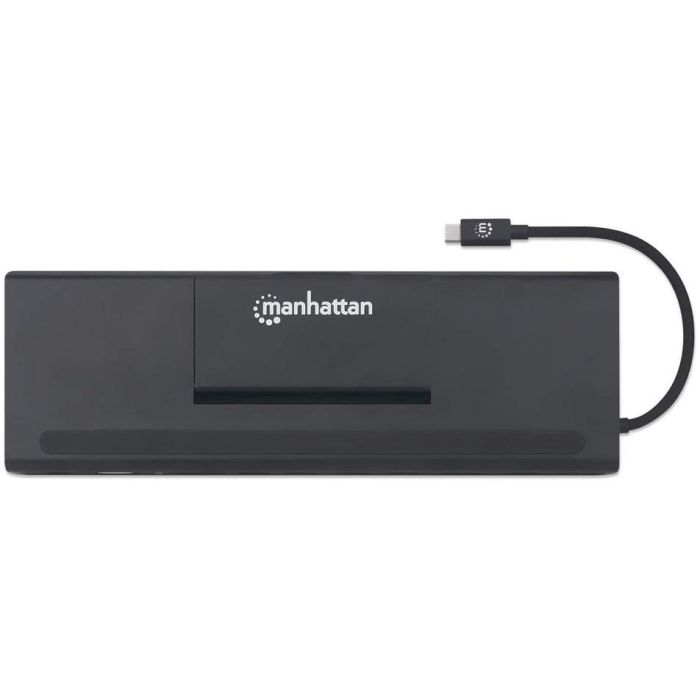 MANHATTAN USB-C 11-in-1-Dockingstation MST für drei Monitore 11