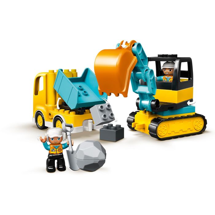 LEGO 10931 Camión y Excavadora con Orugas Set de Construcción Duplo para Niños y Niñas con 20 Piezas 3