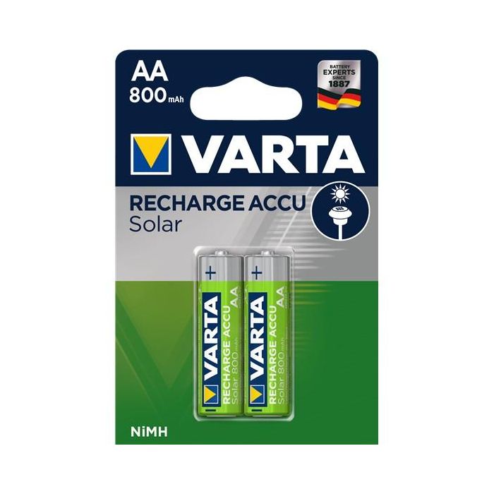 Varta 56736 Pilas Recargables AA NiMH 1.2V 800 mAh - Paquete de 2