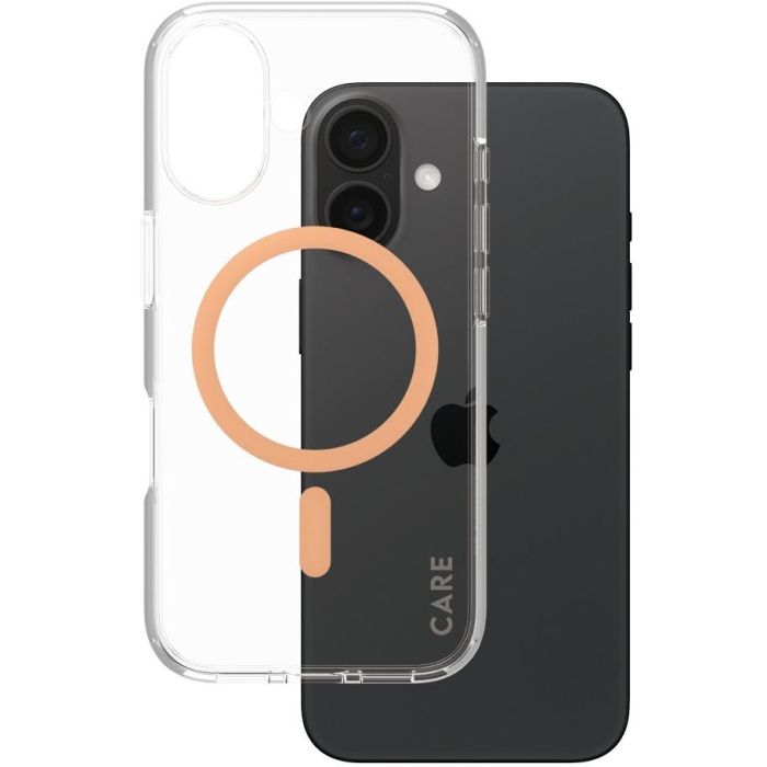 PanzerGlass CARE Case Flagship Peachy MagSAFE para iPhone 16