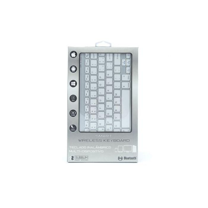 SUBBLIM Teclado Smart BT Keyboard Silver 2