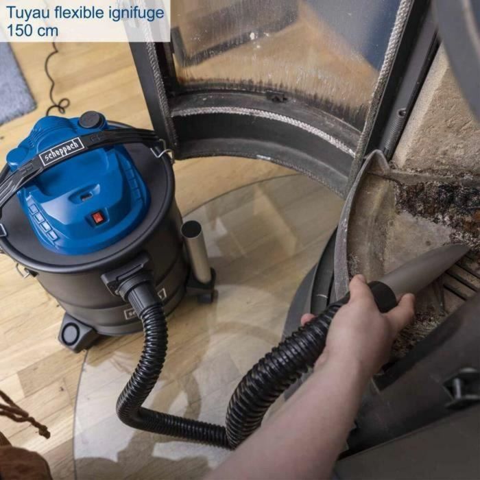 Scheppach Aspirador de Cenizas AVC25 Depósito 20L 1300W 4