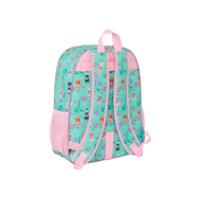 Mochila Escolar Na!Na!Na! Surprise Bunny Rosa Turquesa 33 x 42 x 14 cm 1