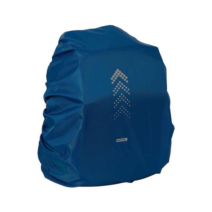 Safta Funda Impermeable para Mochila Grande 32x50x40cm Poliéster Repelente Agua Azul Marino 5
