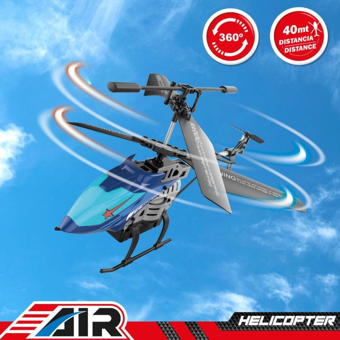 Helicóptero con Radiocontrol Colorbaby (2 Unidades) 5 Helicóptero con Radiocontrol Colorbaby (2 Unidades) 5