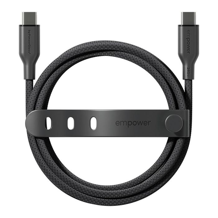 Racing Cable USB-C a USB-C 240W, 2 metros, USB 2.0, color Negro - Compatible con carga rápida y datos 3 Racing Cable USB-C a USB-C 240W, 2 metros, USB 2.0, color Negro - Compatible con carga rápida y datos 3