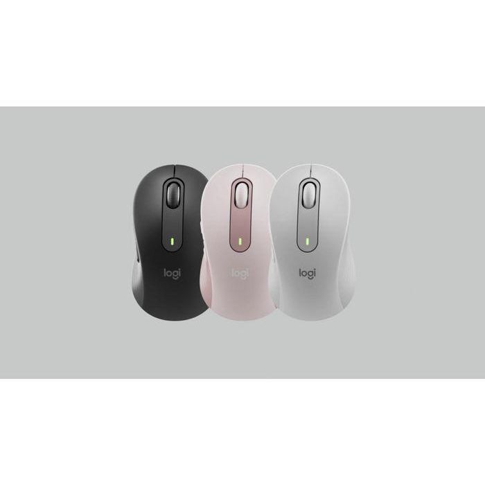 Logitech Signature M650 Ratón Inalámbrico Off-white, Logi Bolt/Bluetooth, 5 Botones, 400-2000 dpi, Silencioso para Manos Pequeñas/Medianas 2