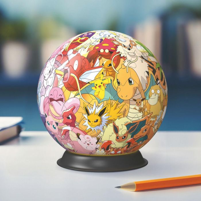 Ravensburger 11595 Puzzle Ball 3D Pokémon Rompecabezas Esférico para Niños con Tecnología Easy Click, Edad +6 años 2