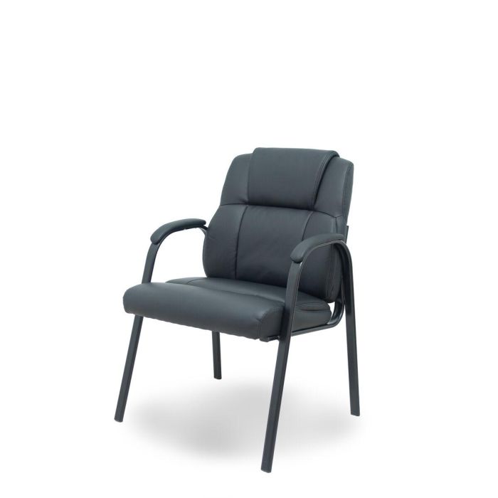 Piqueras y Crespo Sillón Confidente Argés Similpiel Negro 543PTNSP840 - Modelo Opti543 con reposabrazos 6 Piqueras y Crespo Sillón Confidente Argés Similpiel Negro 543PTNSP840 - Modelo Opti543 con reposabrazos 6
