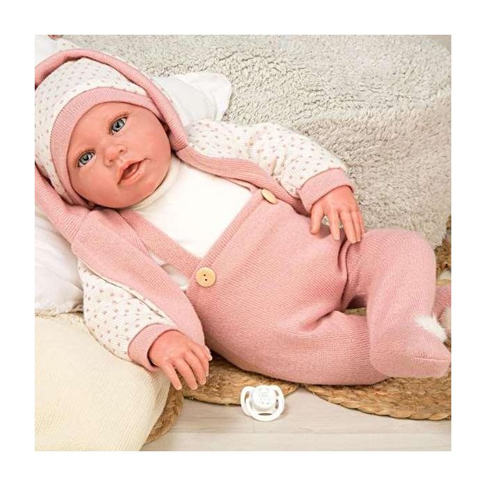 Muñeca elegance 54 cm anuk rosa (muñeco de peso) 5 Muñeca elegance 54 cm anuk rosa (muñeco de peso) 5
