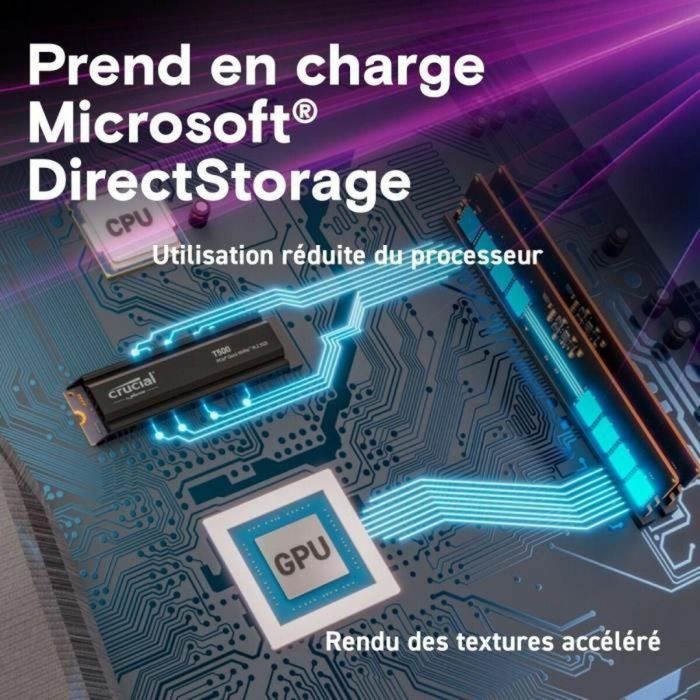 Crucial Disco Duro Interno SSD 4TB M.2 2280 PCIe 4.0 x4 NVMe - 7000 MB/s Lectura, 6900 MB/s Escritura 4 Crucial Disco Duro Interno SSD 4TB M.2 2280 PCIe 4.0 x4 NVMe - 7000 MB/s Lectura, 6900 MB/s Escritura 4