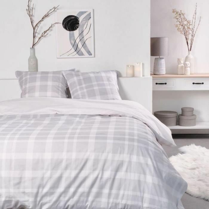Today 121240 Juego de Cama Sunshine Algodón Estampado 2 Personas 260x240cm + 2 Fundas Almohada 63x63cm.