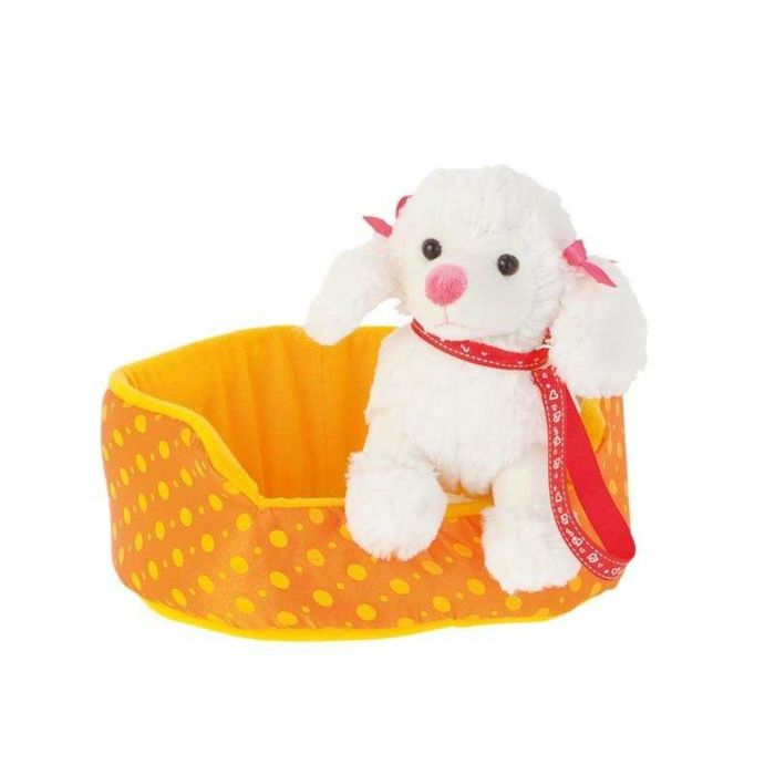 Peluche perrita marilin 20cm con canasta