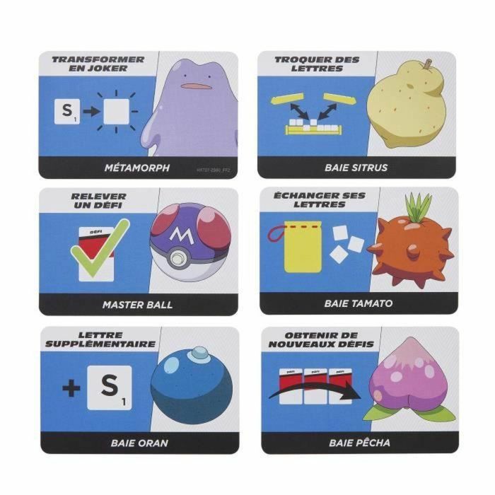 Mattel Games HXT27 - Pokémon Scrabble Juego de Mesa Familiar con 2 Modos de Juego 3 Mattel Games HXT27 - Pokémon Scrabble Juego de Mesa Familiar con 2 Modos de Juego 3