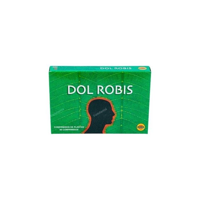 ROBIS Dol 60 Comprimidos para Dolores de Cabeza Tensionales, Cefaleas y Migrañas con Tanaceto, Pasiflora y Tila
