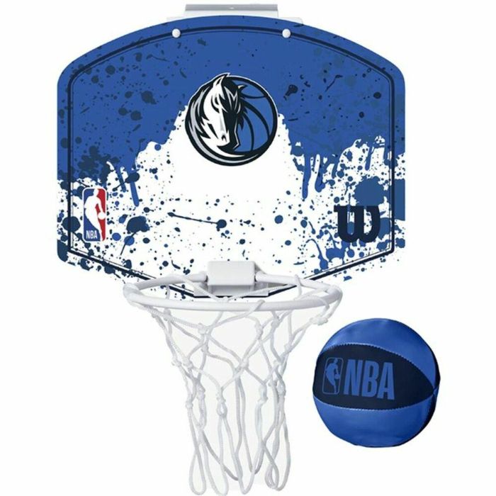 Canasta de Baloncesto Wilson Dallas Mavericks Mini Azul Canasta de Baloncesto Wilson Dallas Mavericks Mini Azul