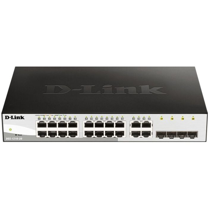D-Link DGS-1210-20/E Switch de Red Gestionado 20 Puertos LWL MDI 1HE