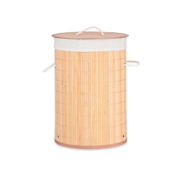 Pongotodo de Bambú Redondo Tela Natural 35x50 cm - Kipit (4 Unidades) 1 Pongotodo de Bambú Redondo Tela Natural 35x50 cm - Kipit (4 Unidades) 1