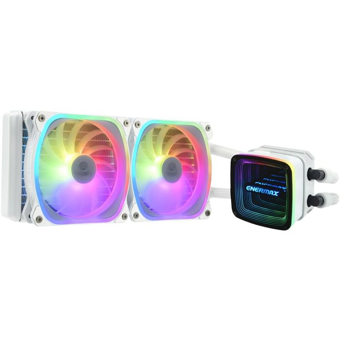 Enermax ELC-AQFA240-SQA-W Refrigeración Líquida AIO 240mm para CPU, Intel LGA 1700/AM5/AM4, Blanco, ARGB 0 Enermax ELC-AQFA240-SQA-W Refrigeración Líquida AIO 240mm para CPU, Intel LGA 1700/AM5/AM4, Blanco, ARGB 0