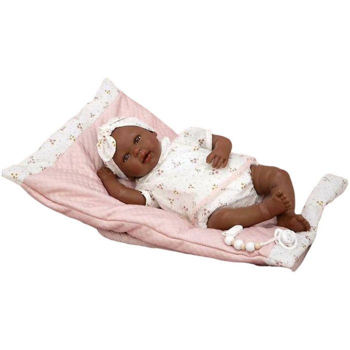 Muñeca reborn arias 45 cm sasha c/cojin Muñeca reborn arias 45 cm sasha c/cojin