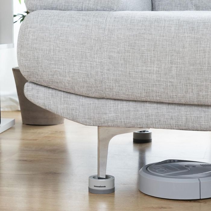 Set de Pies Antivibración Apilables Novib InnovaGoods 4 Unidades 10 Set de Pies Antivibración Apilables Novib InnovaGoods 4 Unidades 10