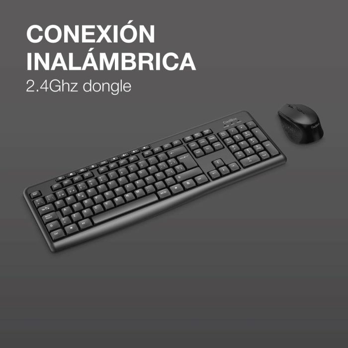 COOLBOX Kit inalambrico multimedia de teclado y raton 4