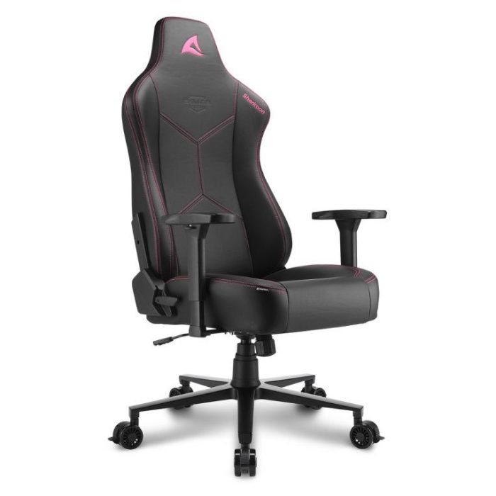 Sharkoon SGS30 Silla para videojuegos universal Asiento acolchado tapizado Negro, Rosa Sharkoon SGS30 Silla para videojuegos universal Asiento acolchado tapizado Negro, Rosa