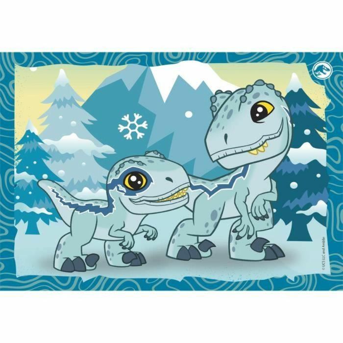 Clementoni CLE1695906884588 Puzzle 4 en 1 Jurassic World 5 Clementoni CLE1695906884588 Puzzle 4 en 1 Jurassic World 5