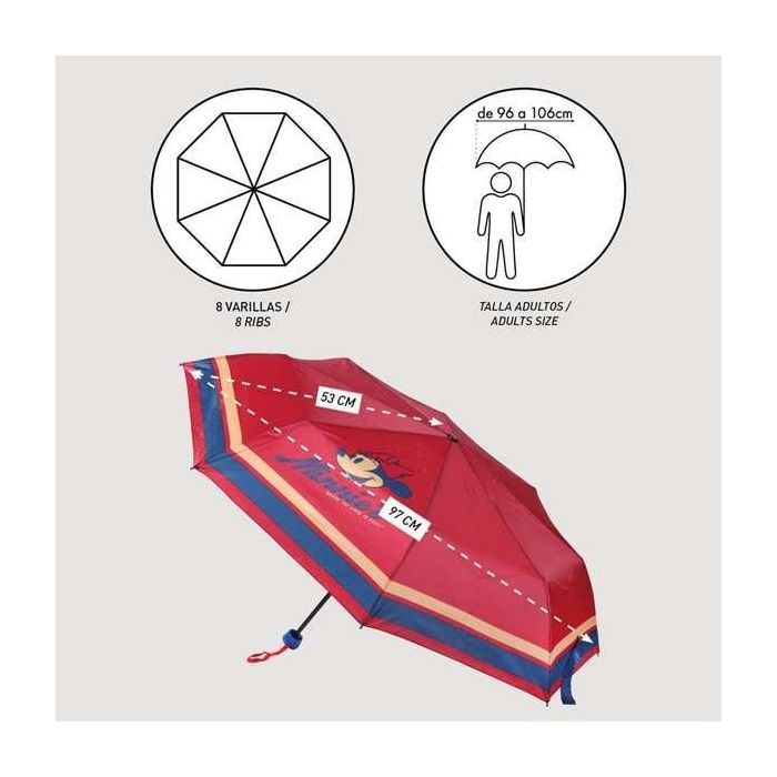 Paraguas manual plegable escolar minnie 50 cm 6 Paraguas manual plegable escolar minnie 50 cm 6