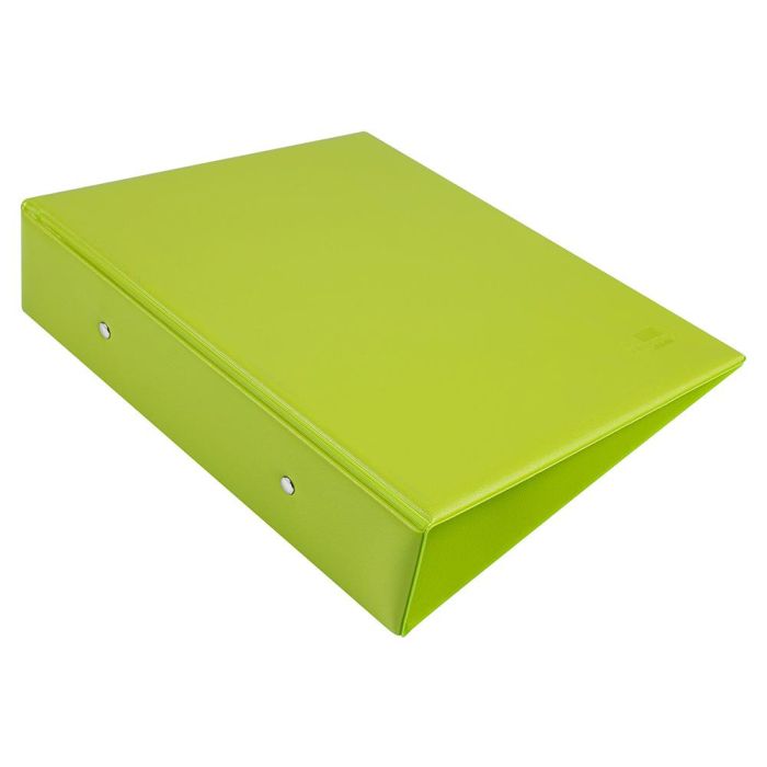 Carpeta De 2 Anillas 40 mm Redondas Liderpapel A5 Carton Forrado Pvc Verde Pistacho 3