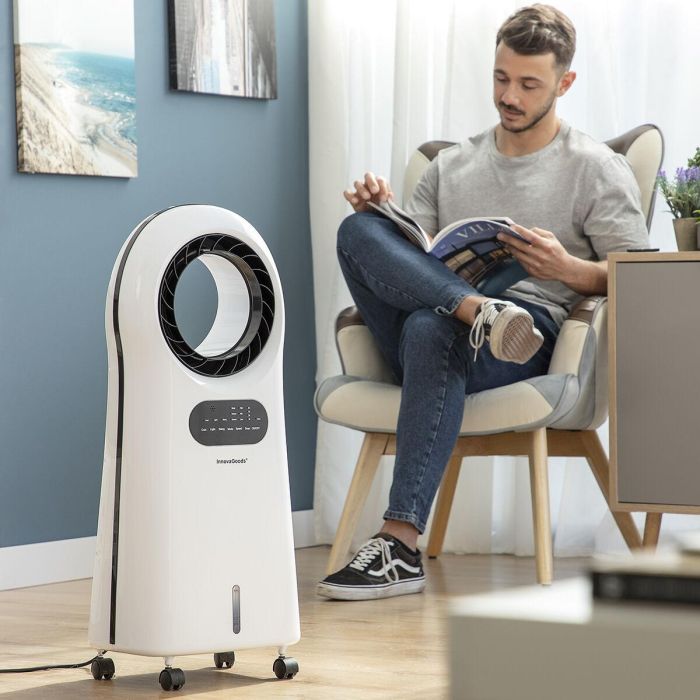 Climatizador Evaporativo Ionizador sin Aspas con LED Evareer InnovaGoods 13