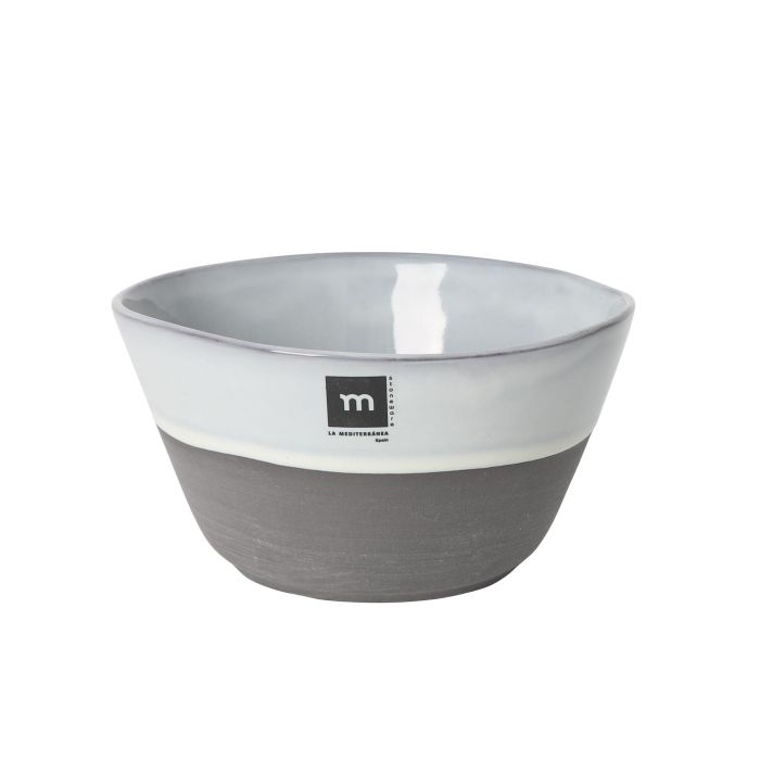 La Mediterranea Bol Black Clay 1000 ml, 17.3 x 9.4 x 17.5 cm (12 Unidades) 1